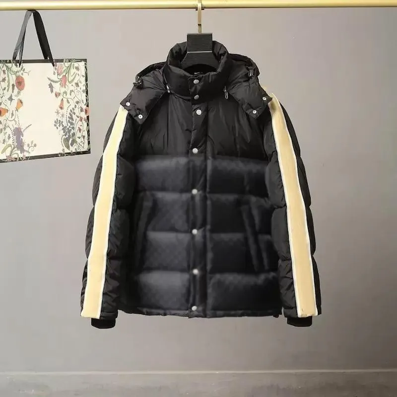 남성 여성 디자이너 다운 재킷 후드 자수 코트 브랜드 재킷 방풍 따뜻한 필수 두꺼운 코트