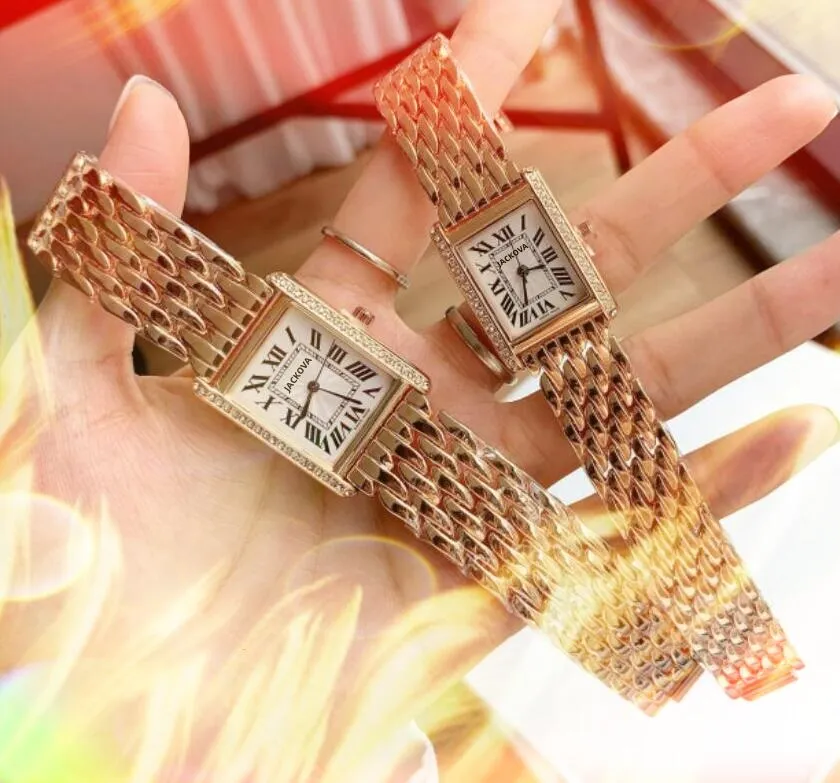 Whosales Moda donna uomo diamanti anello quarzo orologi Coppia di alta qualità business svizzera esplosioni annuali Orologi da polso montre de luxe dropshipping