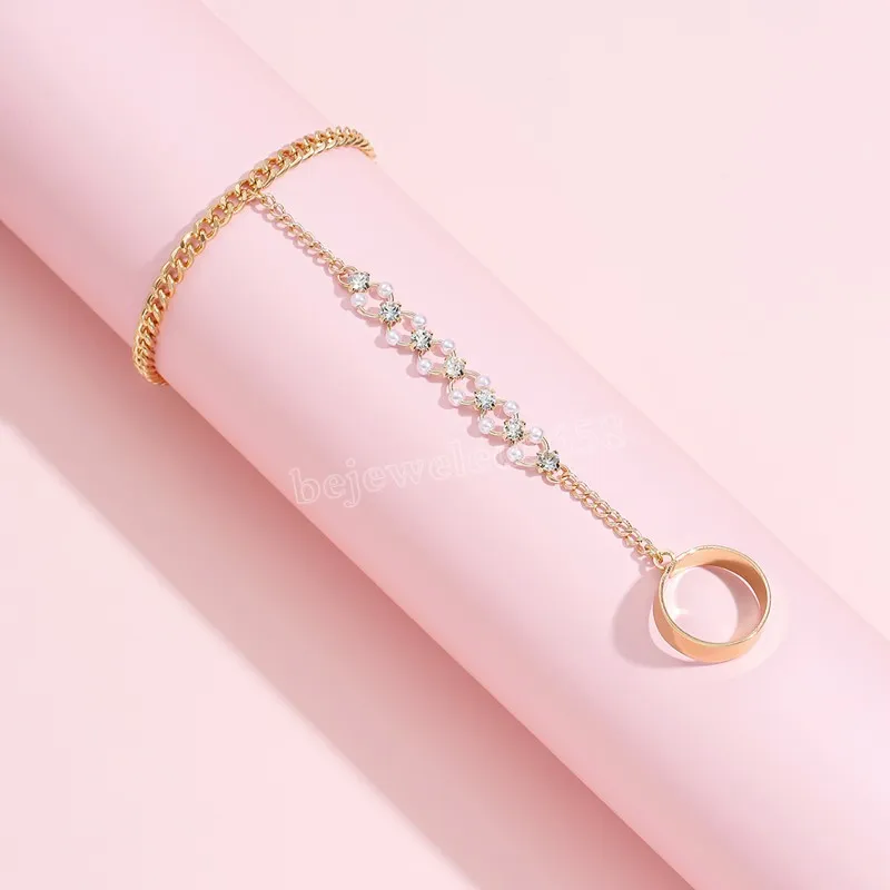Connected Rolling Ring Bands with diamonds – Hi June Parker