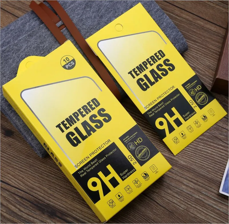 Tempered Glass For Iphone 15 14 13 12 Mini 11 Pro Max XR XS MAX X Full Cover Black Protector With Package