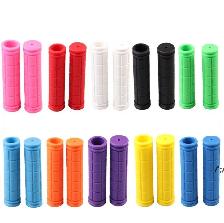 Party Favor Rubber Bike Handlebar Grips Cover BMX MTB Mountain Bicycle Handles Anti-skid Bicycles Bar Grip Fixed Gear Parts JLB14916