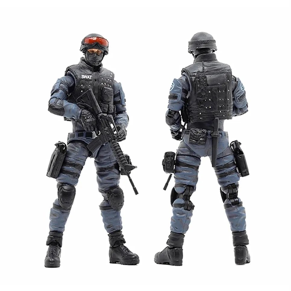 1/18 JOYTOY figura de acción CF crossfire Defense SWAT juego soldado figura modelo juguetes colección juguete Y200421258v