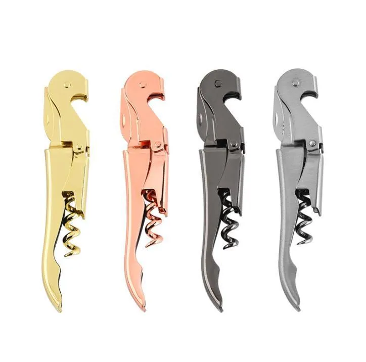 Plating Stainless Steel Hippocampus Red wine Corkscrew Openers MultiFunction Wine-Opener Bar Tools Accessories knife Beer Opener gifts SN6273