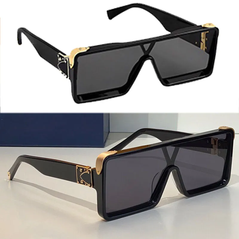 Herren-Sonnenbrille Z1258E Millionaire Luxury Edition, quadratisch, dicker Acetatrahmen, schwarze Herren-Sonnenbrille, Sommer, Strandurlaub, UV400, hochwertige Brille