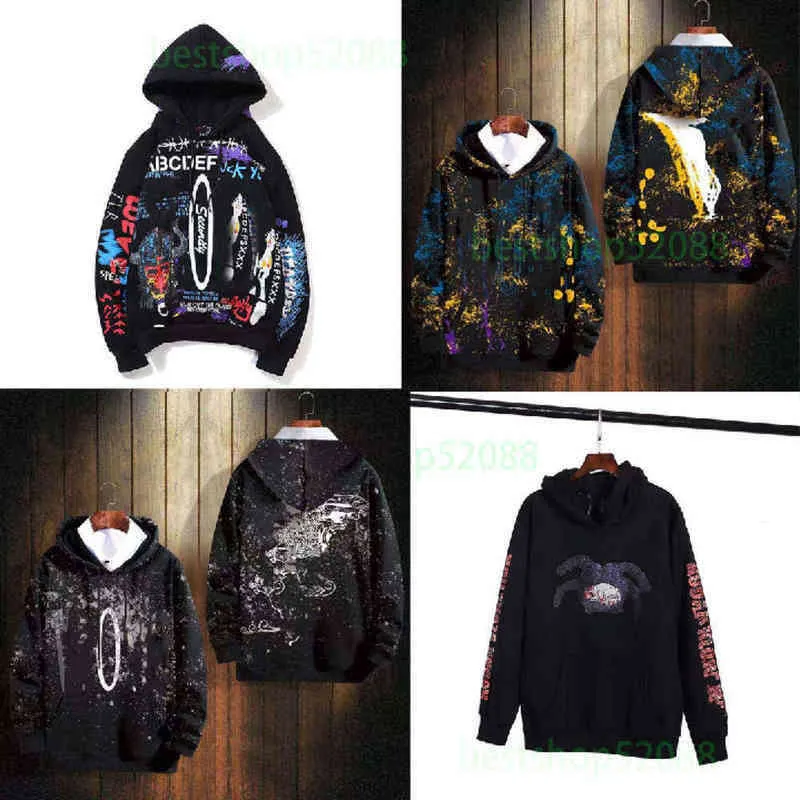 Mens Big V Hip Hop Stylist Bluzy Wysokiej jakości długie rękawie Vlones Hoodie Mężczyzn Mężczyzn Bluzy Ow Pa T koszule Swaterfkkg