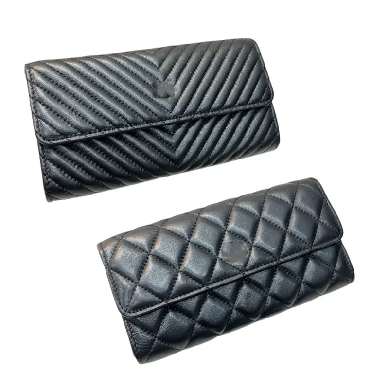 Moda portfel Portfel Kobiet typu serca Długie damskie torebkę skórzana skóra klasyczny styl Clutch C Purple Duża kapciowa do telefonu 2955 2958 z pudełkiem