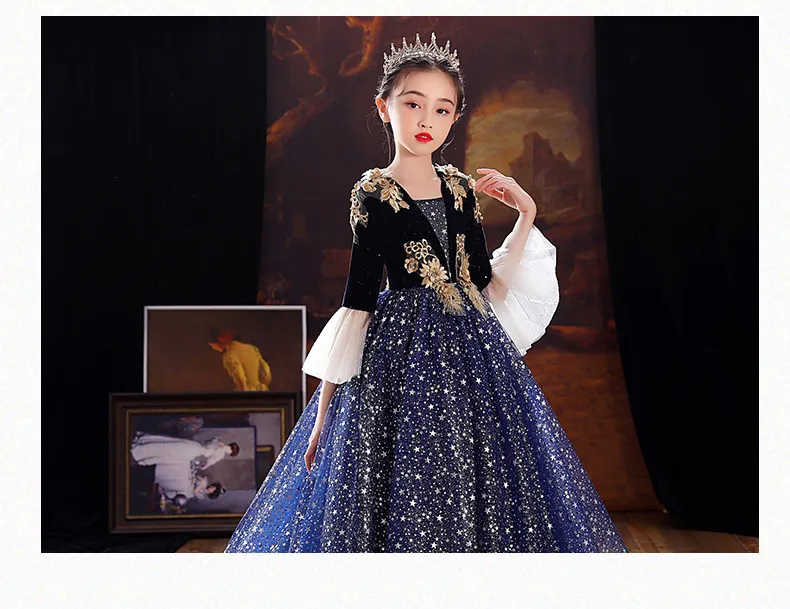 chinese dress ladies Dark Blue V Neck Satin Lace Long Prom Dress, Dark Blue Lace Long Evening Dress US 2 / Dark Blue