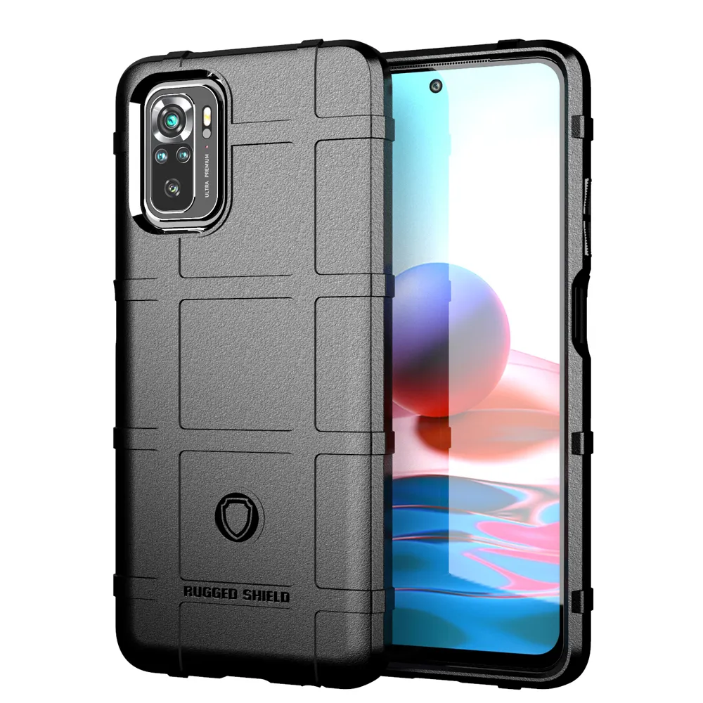 Custodie antiurto protettive in silicone robusto per Xiaomi Redmi Note 10s Cover posteriore morbida in Tpu profonda per Redmi Note 10pro