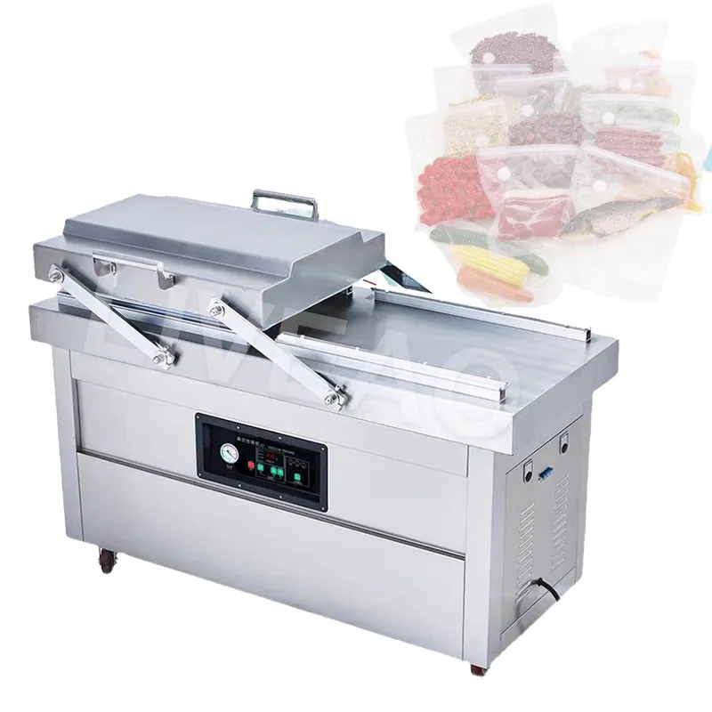 Automatic Kitchen Food Tray Sealing Bulk Vacuum Fish Vacuum Packing