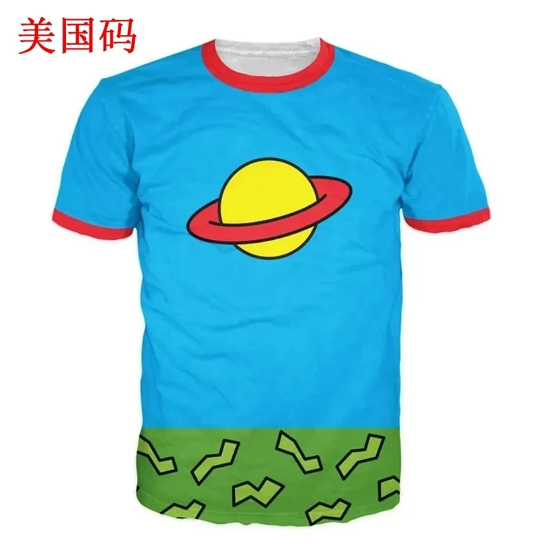 VIP customer customization summer Fashion Men t-shirt 3D Printed Harajuku Short sleeve T shirts Unisex Casual tops TY888888 220619
