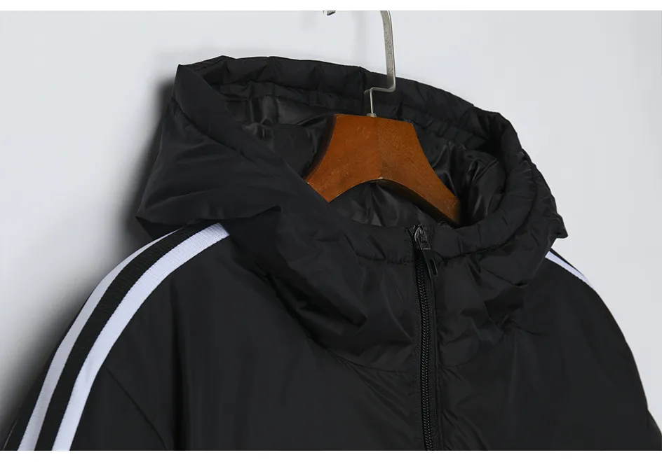 Mens Down Jacket Winter Leisure Sport Coat Long Sleeve Puffer