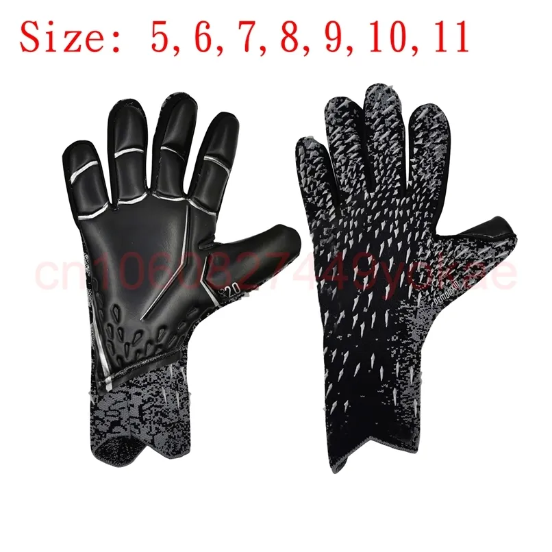 4MM Latex Thickened Soccer Goalie Professional Football Goalkeeper Gloves Kids Children 220613