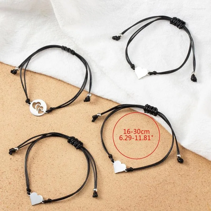 Charm-Armbänder, Mutter-Töchter-Set, passendes Herz für Mama und Tochter, passender Wunsch für Mutter und Tochter, Geburtstagsgeschenk, GeschenkeCharm Inte22