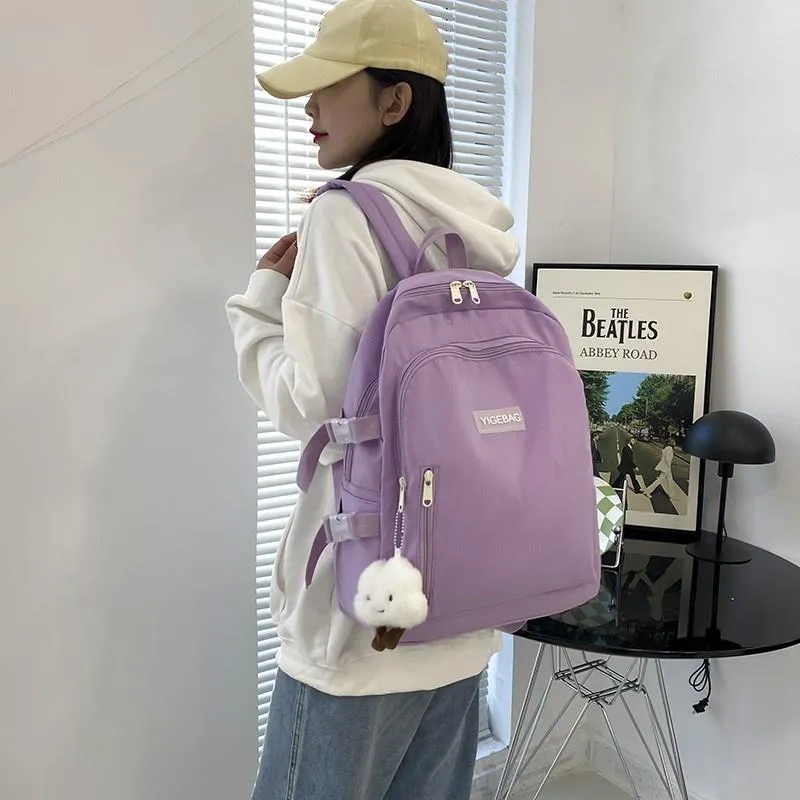 Trendy canvas backpack top