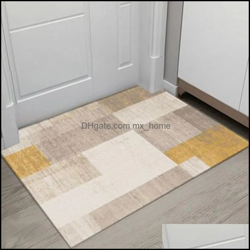 Living room rugs bedroom bathroom door mat foot mat Carpet in the living room no-slip Carpet Absorbent Shower Bath mat 220329