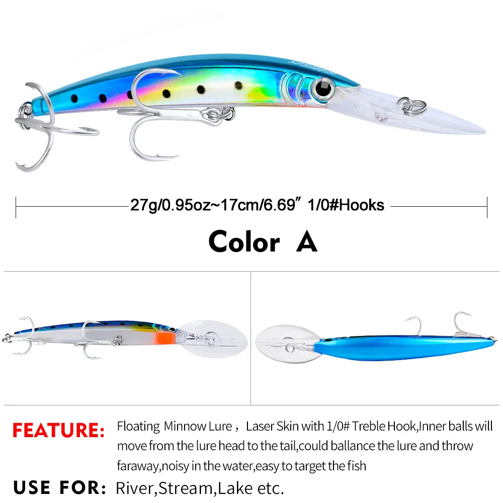 Kit: High Quality K1628 Fishing Kit With 17cm Length, 27g Weight, Minnow  Lures, Crank Bait, Tackle, Topwater Minnow Bait For Bass, Trout, Saltwater,  And Freshwater Fishing. From Newvendor, $2.68