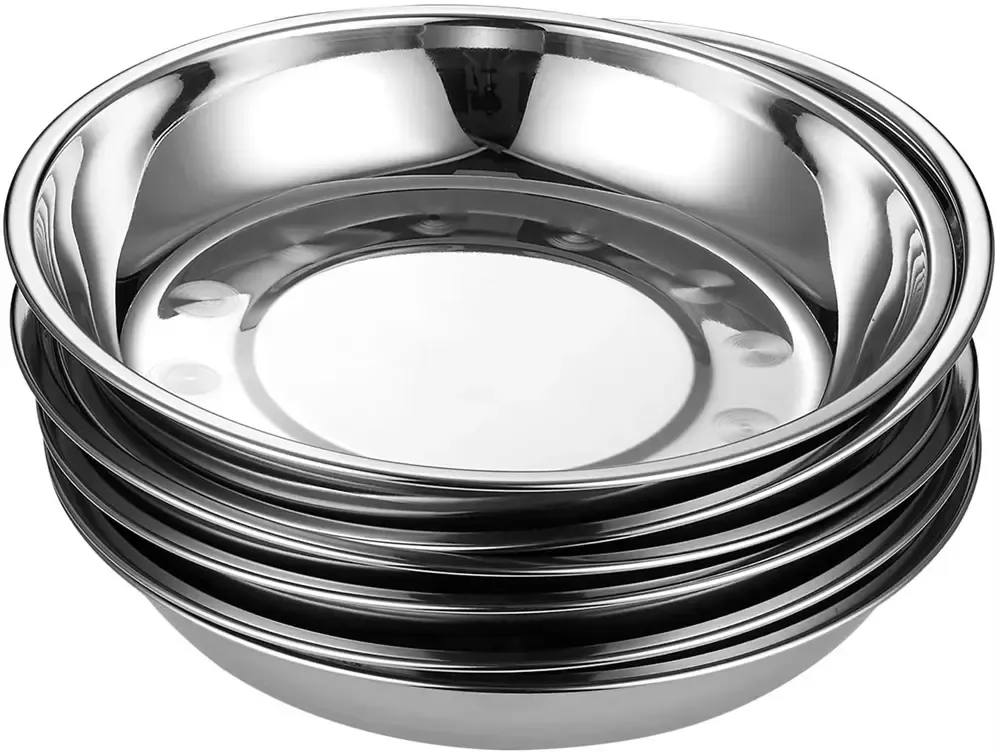 Metal camping plates on sale