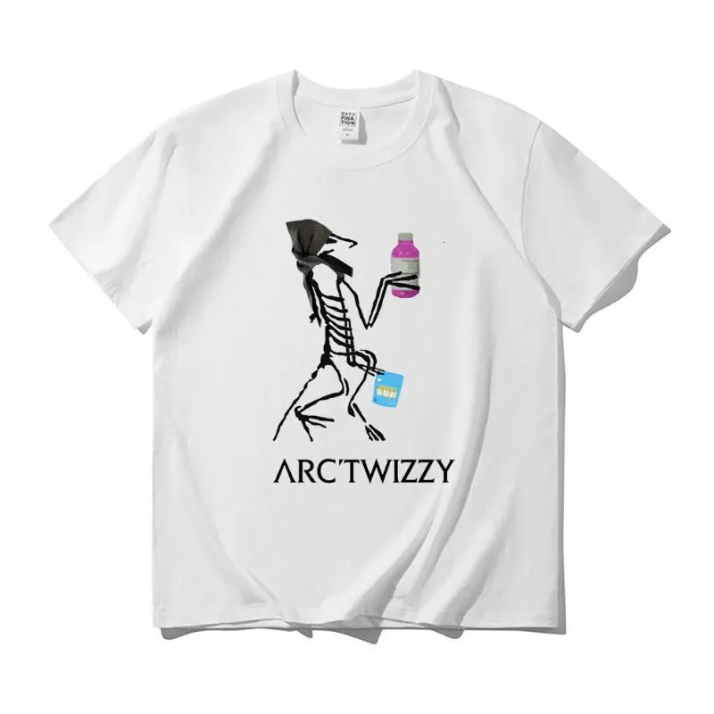 T-shirty męskie Arc Twizzy T-shirt z nadrukiem graficznym z krótkim rękawem zabawna koszulka letni mężczyzna kobiet moda na co dzień luźny Unisex rozmiar ue Tees