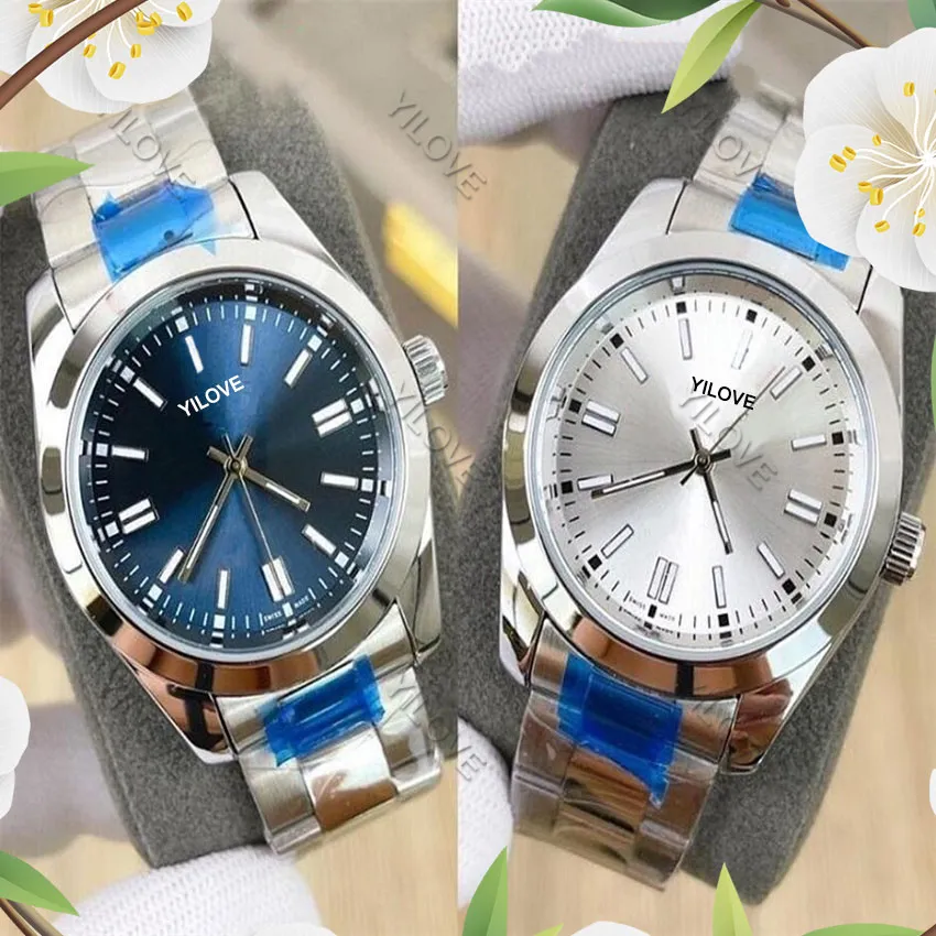 Classico stile di marca coppia orologio di design 36mm moda donna business grande quadrante cronografo orologio da polso al quarzo automatico con