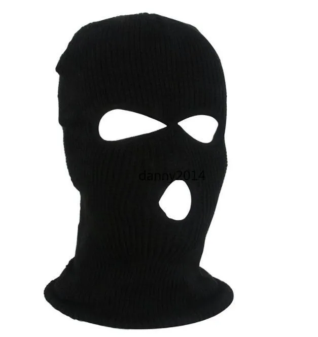 3 Delik CS Sıcak Beanie Şapka Kış Rüzgar Geçirmez Maske Açık Bisiklet Kayak Spor Yüz Kapak Maskeleri Taktik Isıtıcı Cap Eşarp Erkekler Kadınlar Için Sıcak Şapkalar