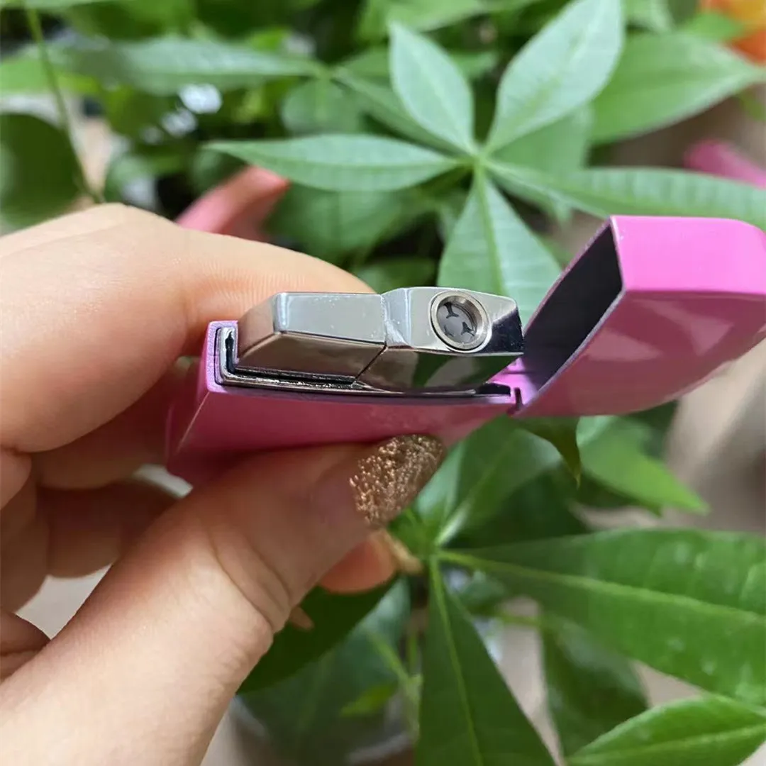 pink cigarette lighter Pink Flame Jet Torch Butane Lighter Portable Turbo Windproof Outdoor Cigarette  Lighter from Dhgate Lighters