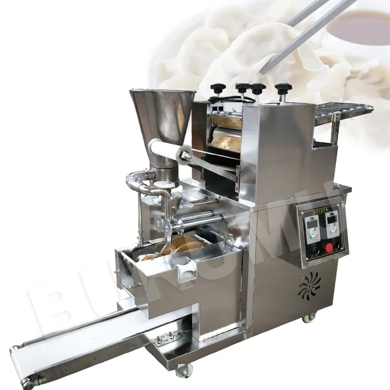 2022 Automatische Samosa Empanada-Maschine, gefrorene Gyoza-Maschine, Knödelherstellungsmaschine, 10000 Stück/h
