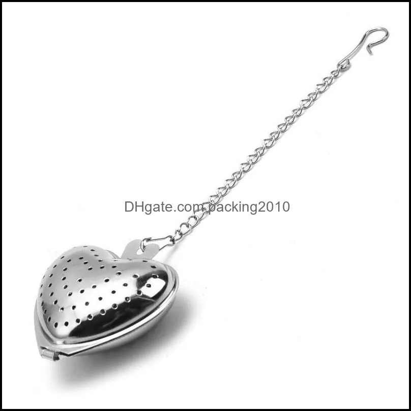 Heart Tea Infuser Stainless Steel Strainer Filter Wedding Kitchen Tool