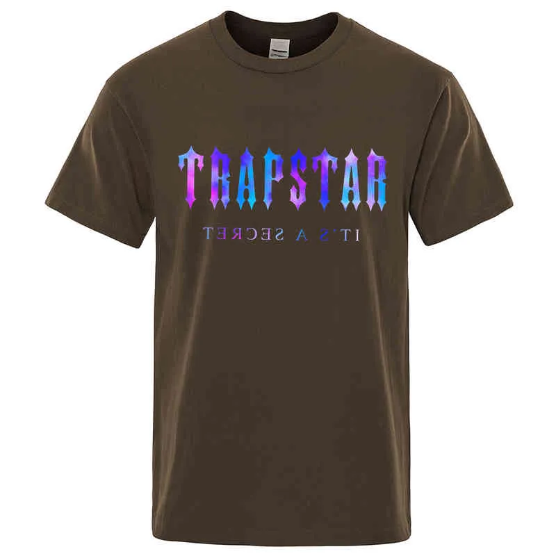 T Shirt Stampate Trapstar London Nebulosa Uomini Casual Marca