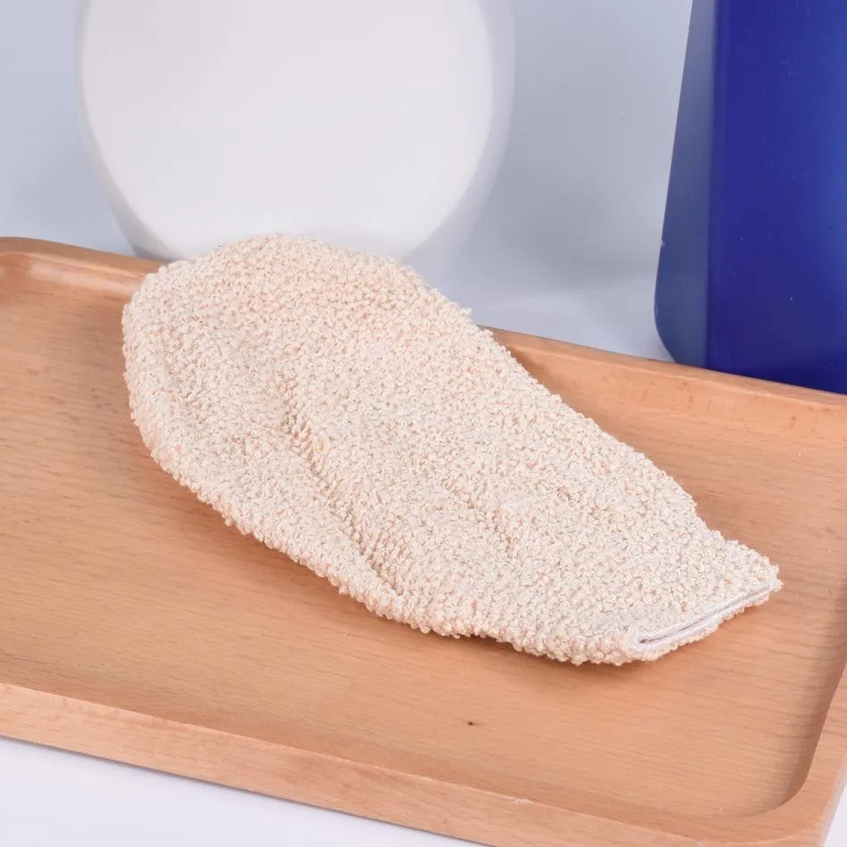 12x22cm Natural Exfoliating Bath Glove Body Scrubbers DH9876