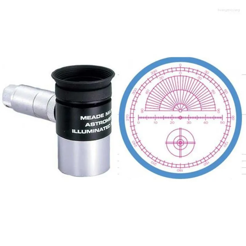 Jumelles de télescope Meade 1.25 pouces PLOSSL 9mm MA12mm, oculaire de mesure croisé éclairé, accessoire sans fil