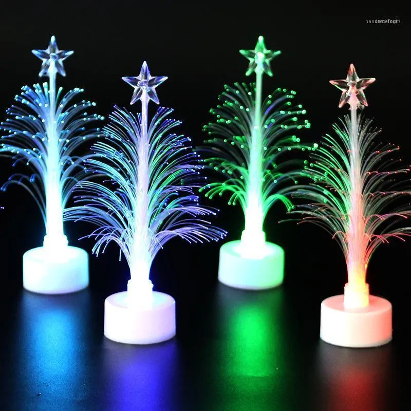 Christmas Decorations 14cm Tree Fairy Lights Glowing Gift Toys Xmas Decoration For Home Year 2022 Kerst Ornament Navidad Noel Deco