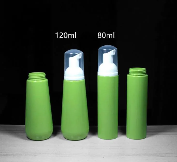 300 pcs/lot 80 ml 120 ml vert bouteille moussante savon Mousses liquide distributeur mousse pompe vert shampooing Lotion embouteillage mousse bouteilles