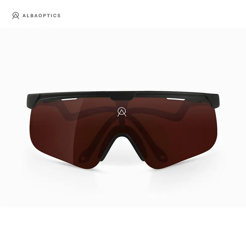 Óculos de sol Alba Optics 4 lentes polarizadas para homens e mulheres TR90 Ciclismo óculos esportivos de óculos de bicicleta de bicicleta PoChromic 981