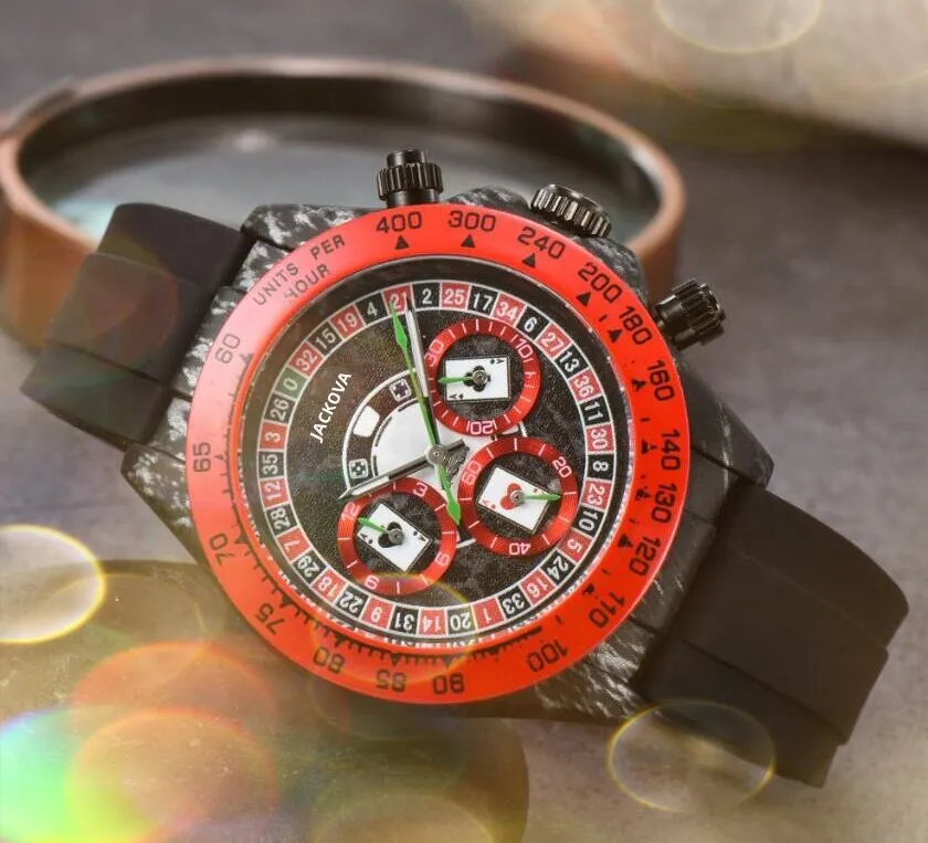 Fashionable 43mm Stopwatch Watch With Full Functionality, Red Color Case, Sapphire Crystal