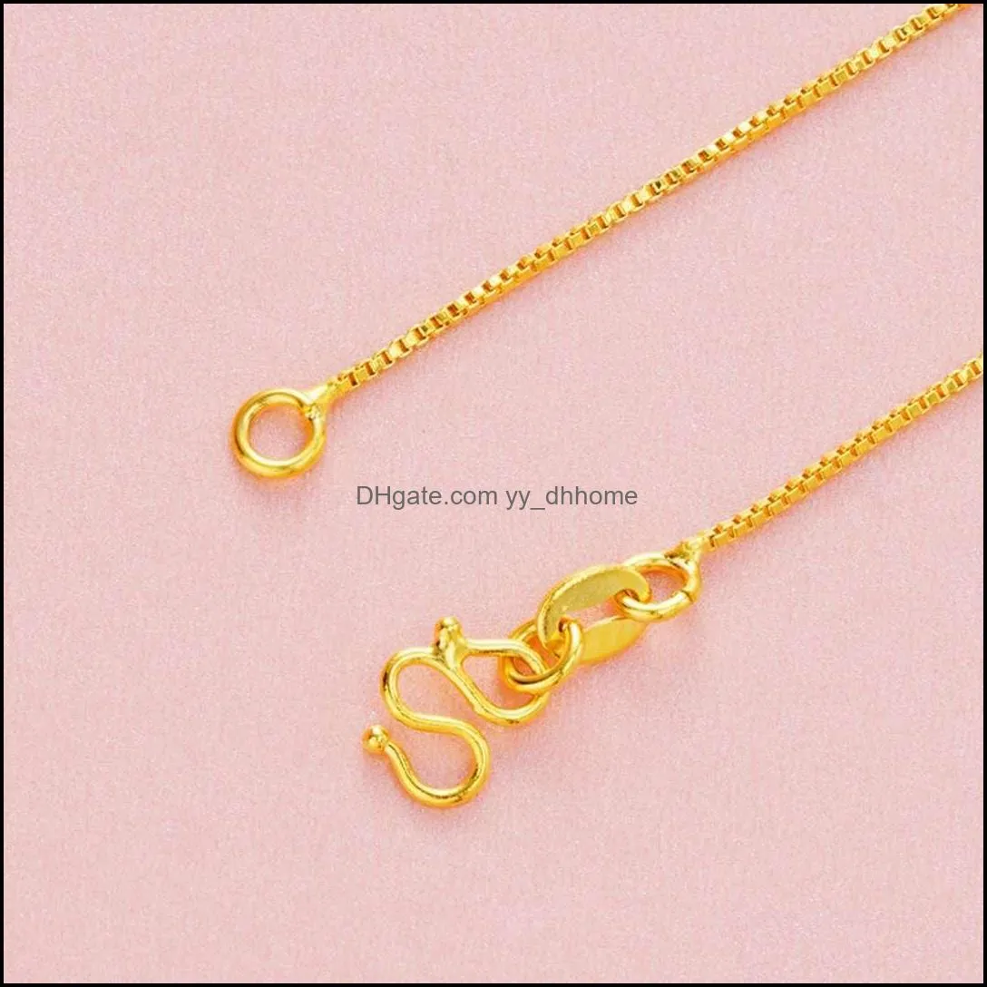 24K Gold Plated Pendants Necklaces for Women No Fading/No Allergies Flower Style Jewelry