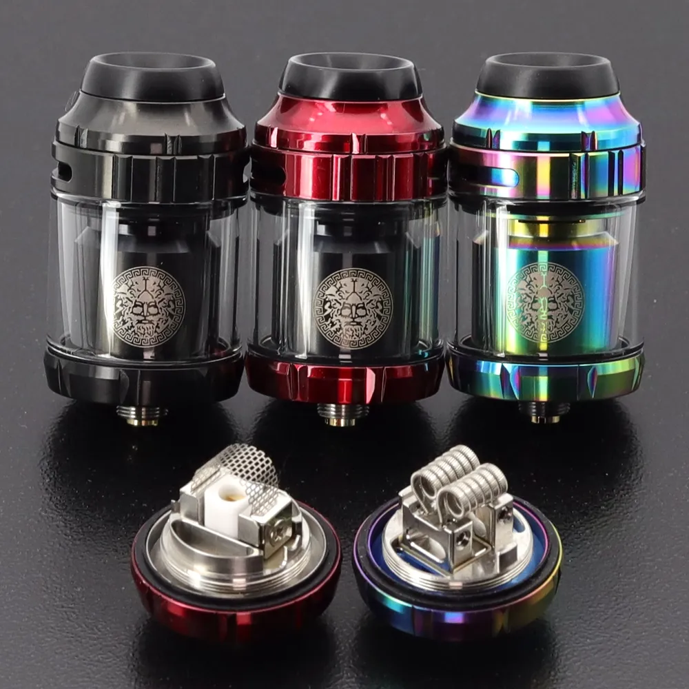 Zeus X Mesh RTA Atomizer Tank Dual Coil LeakProof 510 Tread For Vape