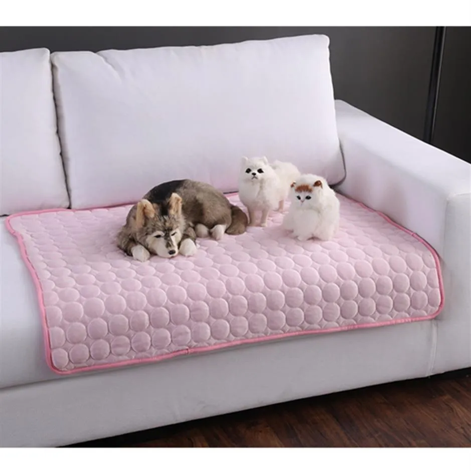 Köpekler için Yıkanabilir Yaz Soğutma Mat Yatak Yatak Nefes Alabilir Sandık Pad Yastık Uyku Mat Taşıyıcı Çanta Pet Self Sound 309V