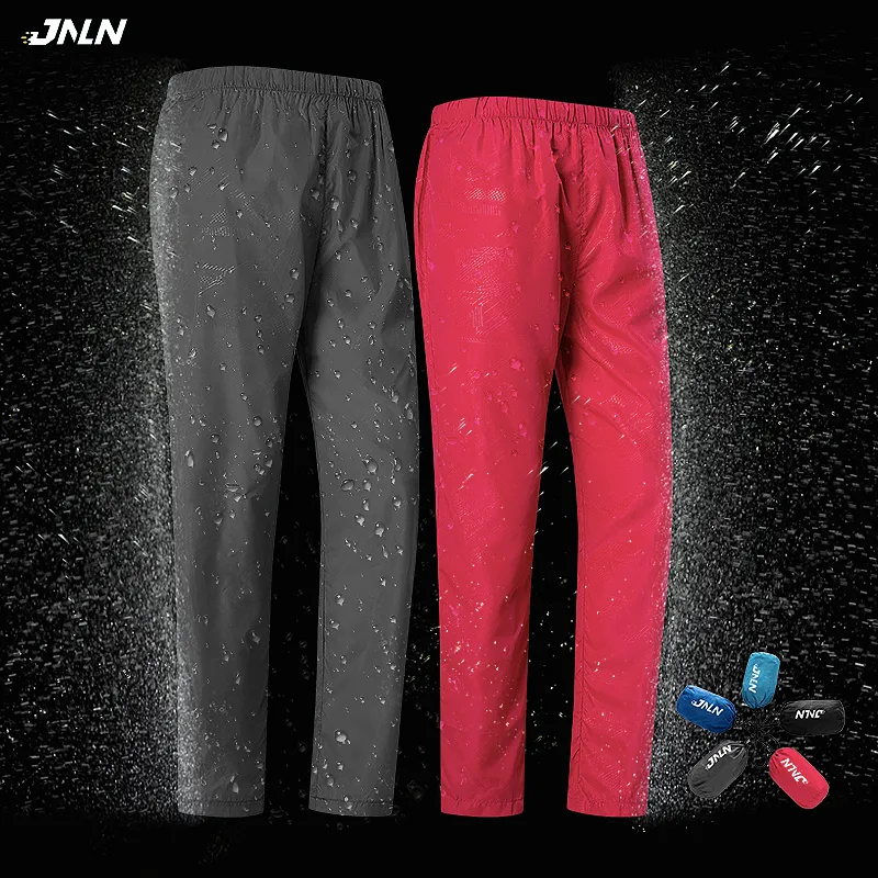 Jnln Women Men Camping Pants Trekking Climbing Vandring Waterproof Unisex Sports Quick Dry Rain Rain Byxor Anti UV 220719