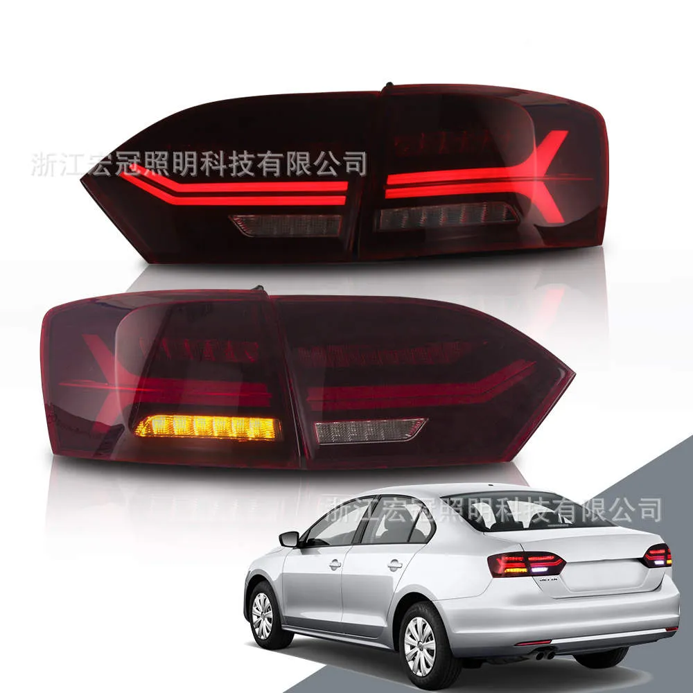 VW Sagitar 2012-2014 주간 주행 조명 DRL 브레이크 안개 로우 빔 표시기 후면 램프를위한 LED 자동차 미등 액세서리