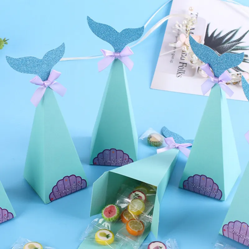 Little Mermaid Birthday Party Supplies: Treat Bags With Thank You ...