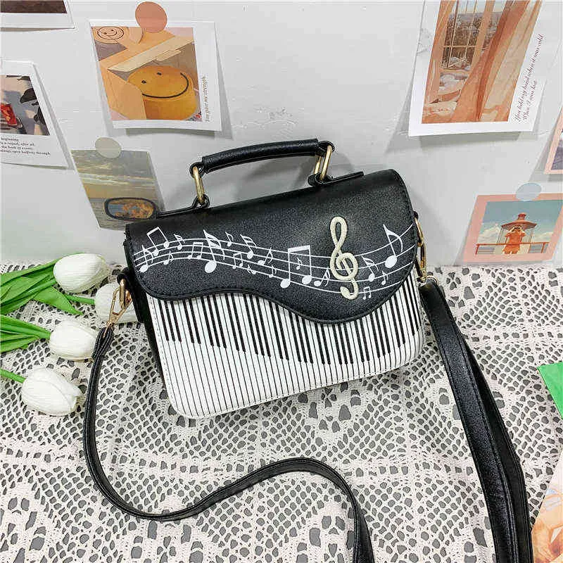 HBP Crossbody Bag Novel Accordeon Pattern Pu Leather S For Women 2022 Stylish Phonogram Shoulder Hand Ladies Purses and Handbag 220727