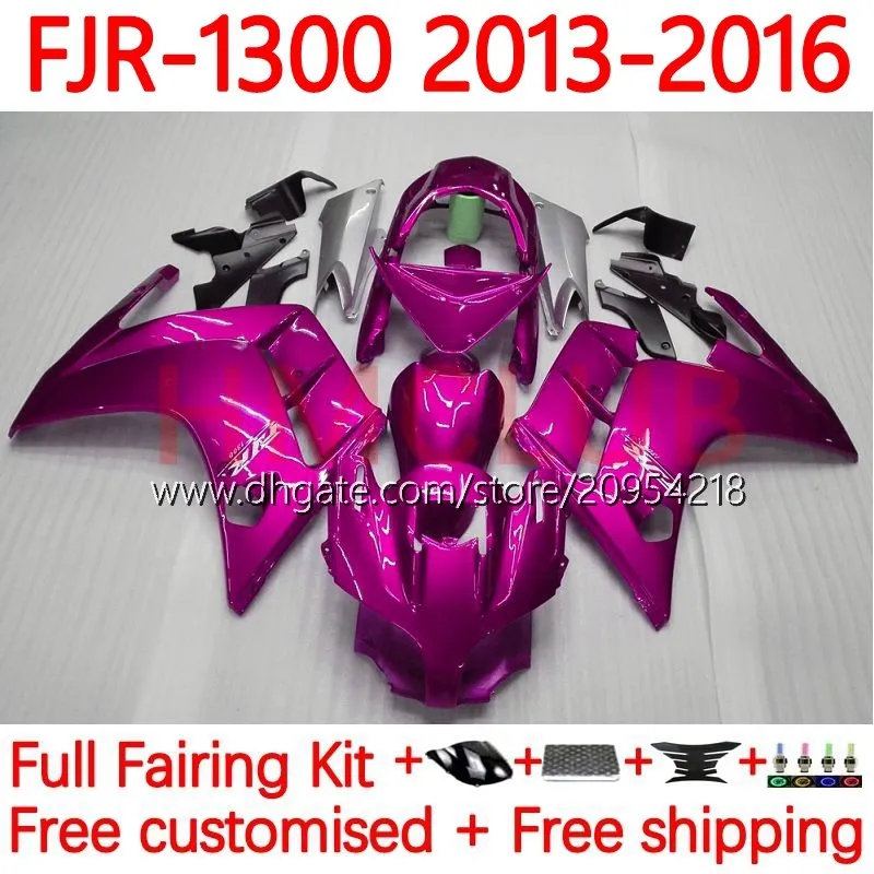 OEM Fairings for Yamaha FJR-1300 FJR 1300 A CC FJR1300A 2001-2016 Moto Body 38NO.12 FJR1300 13 14 15 16 FJR-1300A 2013 2014 2015 2015 Full Bodywork Kit Gloss Rose Rose Rose Rose Rose Rose Rose Rose Rose Rose Ros