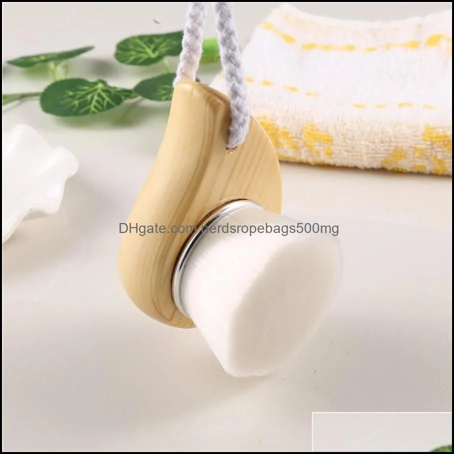 Vacuum Parts & Accessories Face washing brush beech handle artifact soft wool cosmetic brush manual cleansing