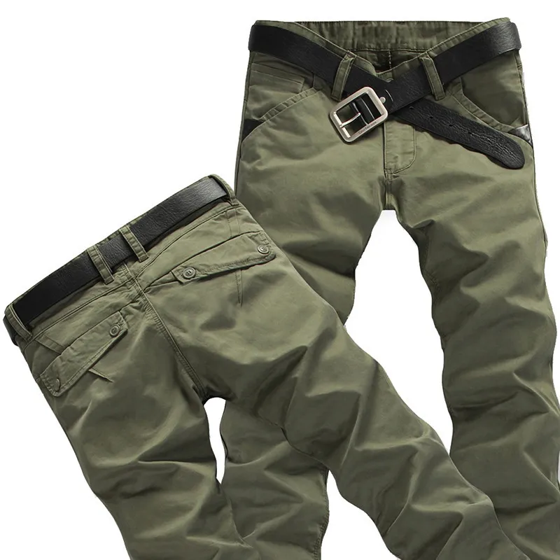 Sommarvinterelasticitet Mens Robust lastbyxor Silm Fit Milltary Army Overall Tactical Casual Trousers 38 220524