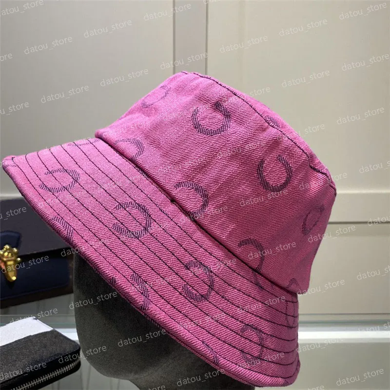 Cappelli a secchiello di colore rosa per le donne Cappellini da baseball di design di lusso da uomo Designer Casquette Cappello da donna con visiera Top Cappellino da sole vuoto Berretti Fedora