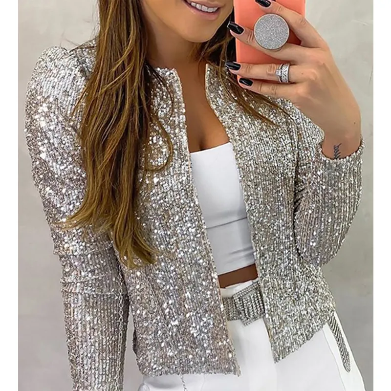 Sequin jackets for women on sale
