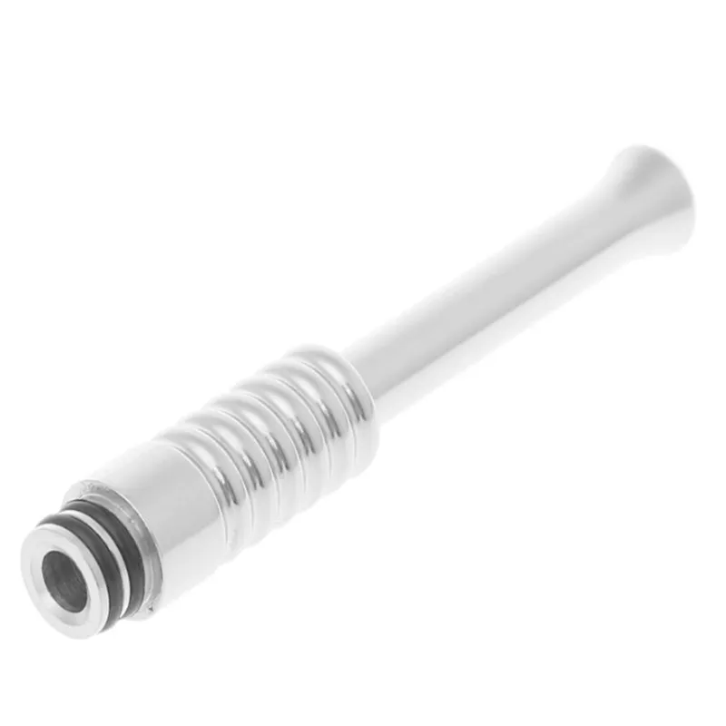 Rökningstillbehör 510 Drip Tip Long Rostfritt stål Metallmunstycke för förstärkare E-cigarettank