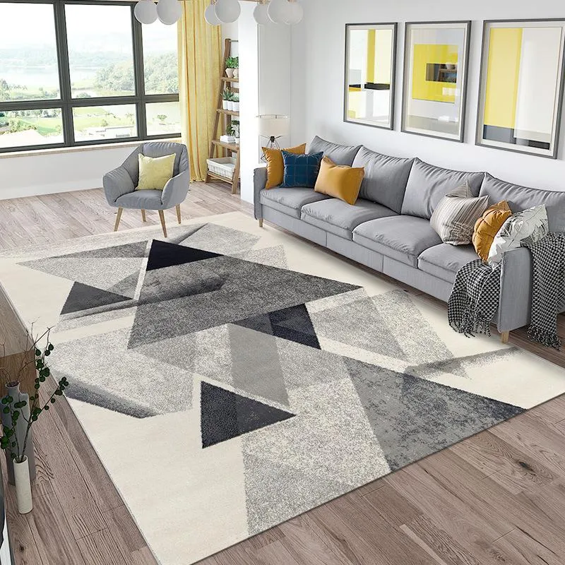 카펫 기하학적 인쇄 카펫 거실 대형 지역 깔개 침실 현대 가정 장식 세척 가능한 바닥 라운지 rcarpets