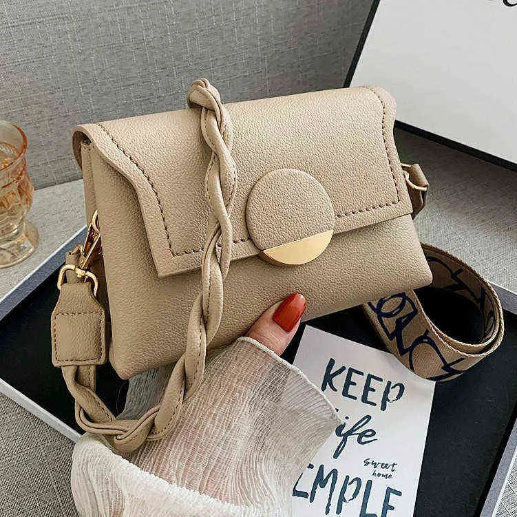 Nieuwe 2021 Luxe dames lederen hasschoudertas handtassen modemerk dames elegante reizen crossbody tassen messenger tas g220531