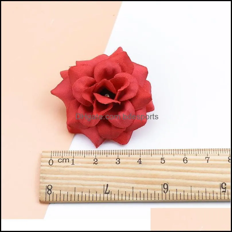 20pcs Artificial Flowers For Wedding Home Decoration Accessories Decorative Flowers Wreaths Scrapbooking Diy Gifts Si jllurO